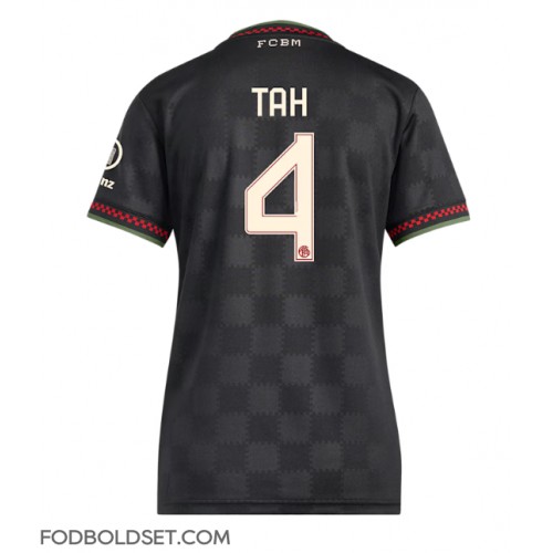 Bayern Munich Jonathan Tah #4 Tredjetrøje Dame 2025-26 Kortærmet